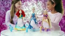 Hasbro 2016 - Disney Princess - Magical Story Skirt Dolls - Tangled, Cinderella & Merida - TV Toys