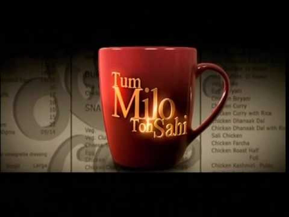 Vidya Malavade inviting fans to the Facebook and Twitter accounts of Tum Milo Toh Sahi