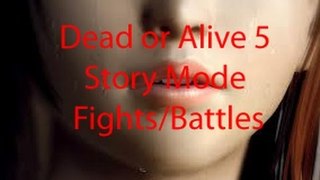 Dead or Alive 5 Story Mode Battles Walkthrough  Part 21 - Good Little Girl {Bass Vs. Rig}