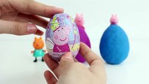523 Peppa Pig Play Doh Surprise Eggs Peppa Pig Toys Juguetes de Peppa Pig Huevos Sorpresa de Plastil