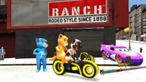 COLORS TALKING TOM WITH COLORS TRON MOTORBIKE LEARNING COLORS WITH ANIMATED NURSERY RHYMES FOR KIDS