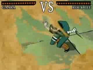 Naruto Battle Series : Gaara Vs Lee