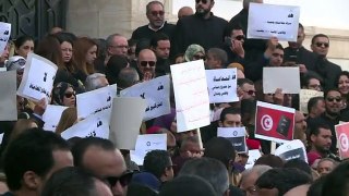 More than 2000 lawyers protest a new bill in Tunisia