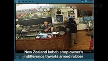 New Zealand kebab shop owner blanks armed robber