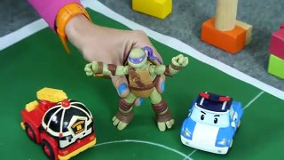 Robocar Toy Cars Collection Football Song! Gaming Demo World RoboCup Review! (재미있는 축구 노래)