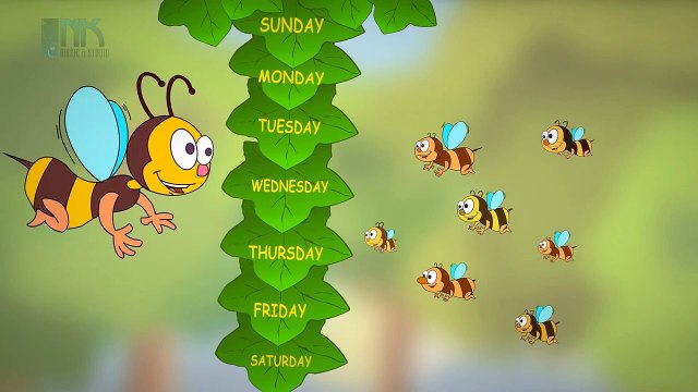 Days Of The Week | Learn English Nursery Rhymes | 7 Days Of Week