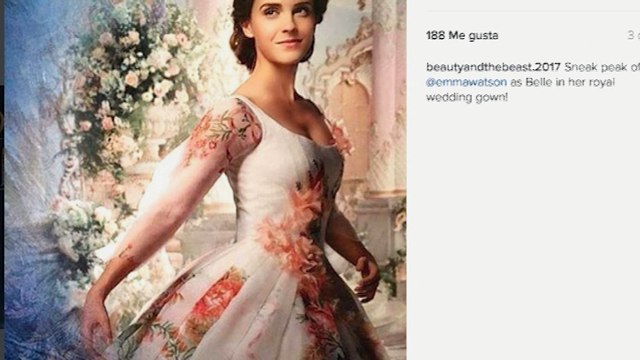Emma Watson de novia en 'La Bella y la Bestia'
