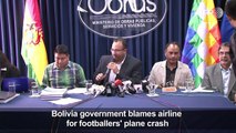 Bolivia blames airline for footballers' plane crash-V8uzzbYt1e0