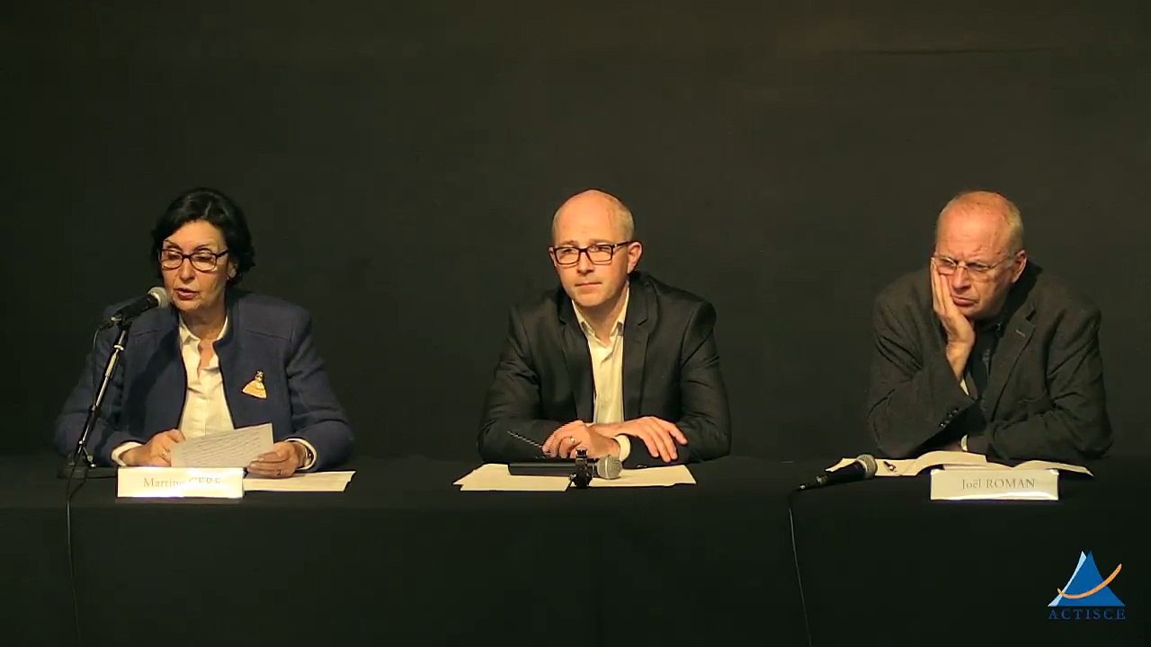 ACTISCE - Conférence : la Laïcité un principe ou un idéal - M. Cerf et J. Roman - 30.11.2016