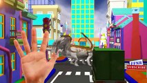 3D Dinosaur Finger Family Nursery Rhymes | Learn Dinosaurs Names For Nursery Children And Kids