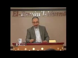 "Esmaül hüsna arştan sarkıtılan iptir" Mustafa İslamoğlu