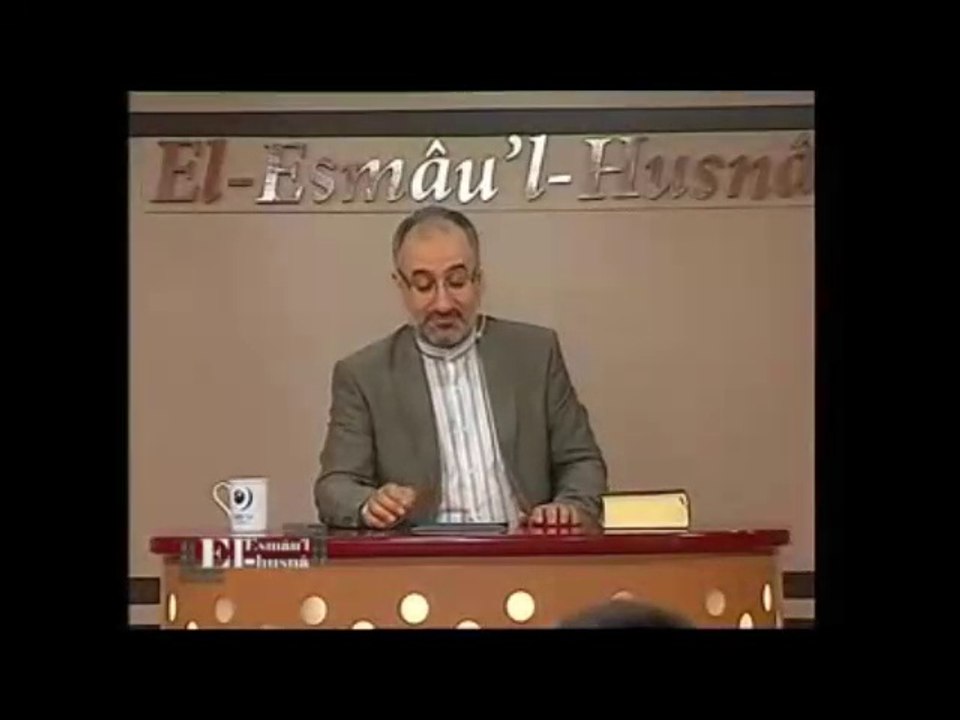"Esmaül hüsna arştan sarkıtılan iptir" Mustafa İslamoğlu