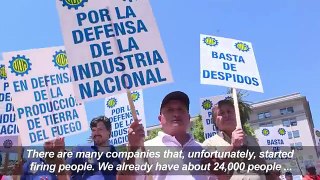 Metalworkers march in Buenos Aires against layoffs, imports