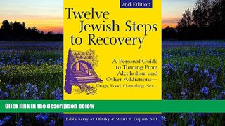 Pre Order Twelve Jewish Steps to Recovery 2/E: A Personal Guide to Turning From Alcoholism and