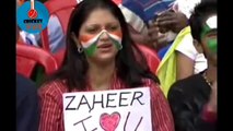 Most Romantic Moments in Cricket Stadium - Flying Kisses ,Girl Proposing ,Slips etc