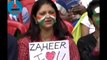 Most Romantic Moments in Cricket Stadium - Flying Kisses ,Girl Proposing ,Slips etc