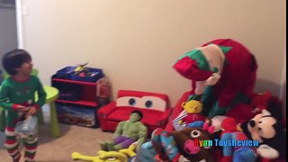 BAD KID Ryan Open Christmas Presents Early Kids Prank! Trade McDonald Foods for Toys with Santa