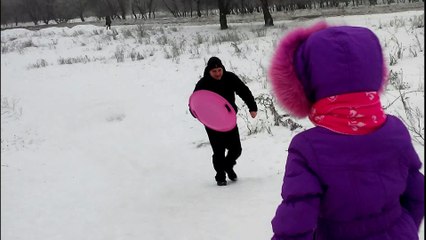 катаемся на горке