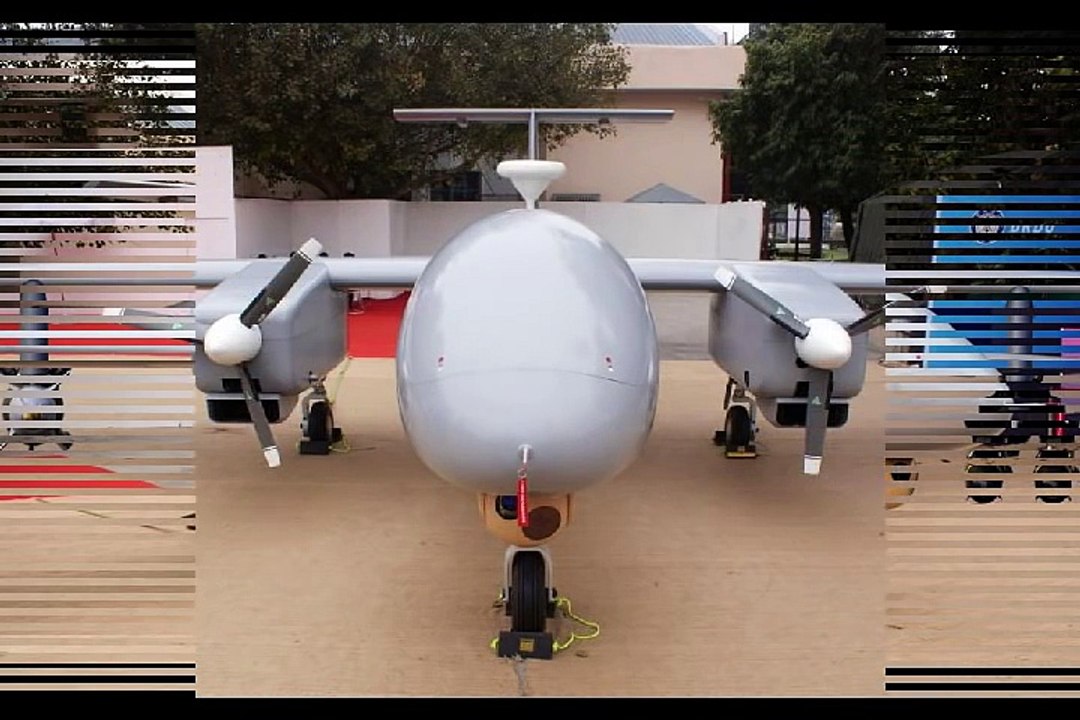Military Weapon Rustom-II India s Indigenous Armed Drone with Missiles maiden flight