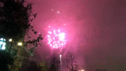 Салют в Жуковском на Новый Год 2017г.