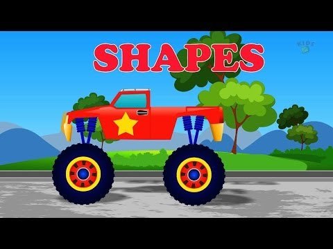 Kids channel Monster Truck Shapes | Learn Shapes