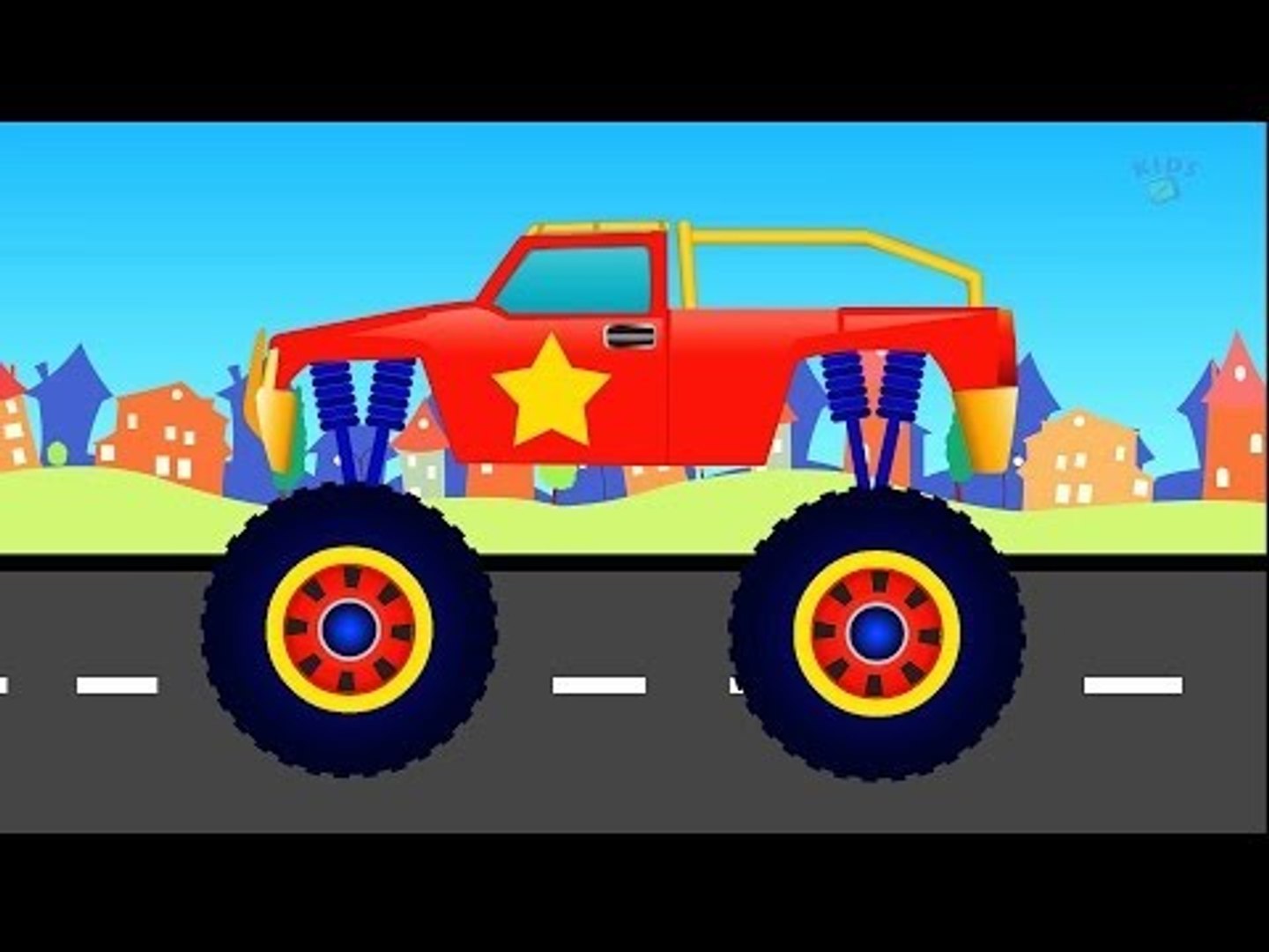 Learn Shapes with Monster Truck I Car Wash for Children - video Dailymotion