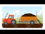 tractor | formation and uses | kids agriculture cartoon