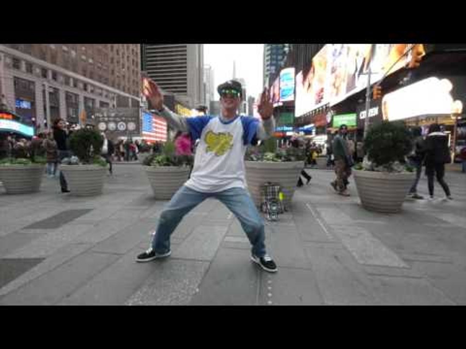 Poppin Outside - TIME SQUARE, NY  [Poppin Hyunjoon 팝핀현준]