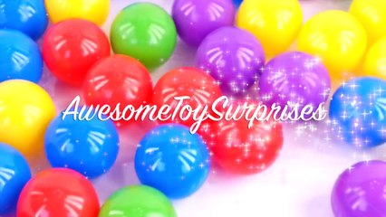 “Ball Pit Show” Learn Colors! Fun Toy Surprises Yo Gabba Gabba Inside Out Batman Unlimited