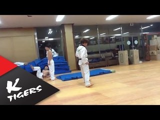 한영훈 발차기 콤보720-뒤후리기-밸트 돌려차기- 하우스밸트 뒤후리기