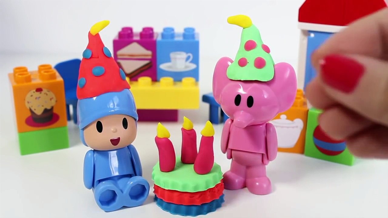 Pocoyo Picnic Blocks Block Labo Merienda Pocoyó Bloques Play Doh Juguetes de Pocoyo Toys Videos