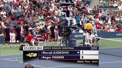 R.Federer - N.Djokovic SF US Open 2011