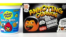 Angry Birds Cookies and Annoying Orange Gummies!