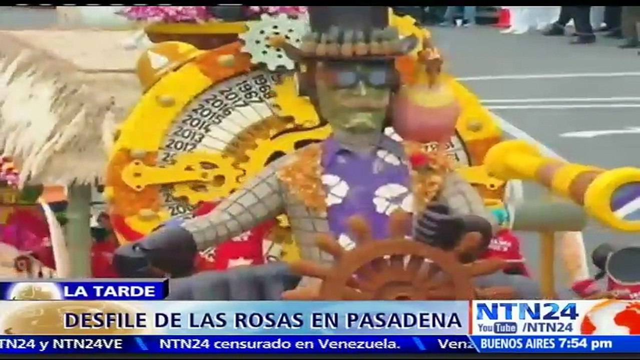 Un millón de personas disfrutan del desfile de las Rosas en Pasadena