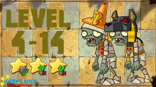 [v1.0.81+] Plants vs. Zombies: All Stars - Ancient Egypt Level 4-14 [4K 60FPS]