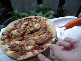 Teriyaki pizza  Japanese food テリヤキピザ