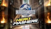 Hasbro - Jurassic World Hero Mashers - Indominus Rex vs. Velociraptor & Tyrannosaurus Rex - TV Toys