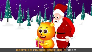 Mega Gummy bear becomes Santa finger family nursery rhymes for kids | Gummybear ice cream funny