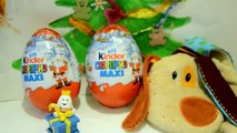 Kinder surprise MAXI Giant eggs unboxing toys kinder chocolate eggs