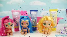 Learn COLORS with Shimmer and Shine Bath Paint Nick Jr Bathtime Toys Frozen, Paw Patrol Finding Dory