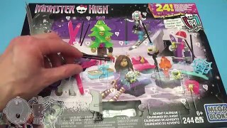 Baby Big Mouth Opens a Surprise Christmas Advent Calendar with Monster High!