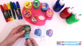 Best Learning Colors Video for Children with Crayons Paw Patrol PJ Masks Mickey Mouse RL