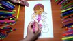 Doc McStuffins New Coloring Pages for Kids Colors Coloring colored markers felt pens pencils