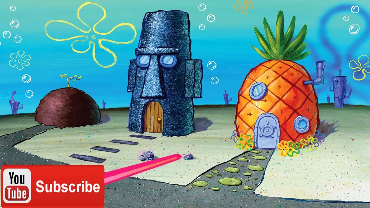 SpongeBob SquarePants Nursery Rhymes For Kids, Itsy Bitsy Spider
