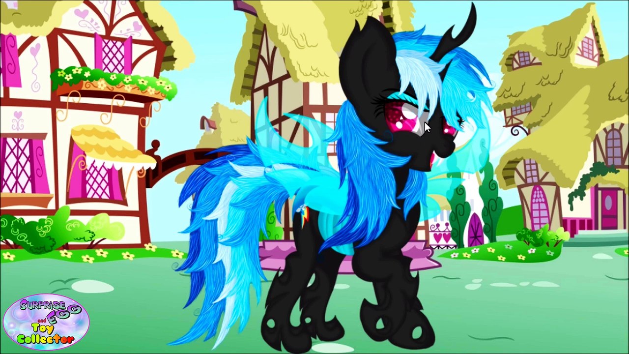My Little Pony Transforms Mane 6 into Changelings Color Swap Surprise Egg