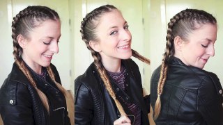 Braided Combo Pigtail Hairstyle | Braidsandstyles12