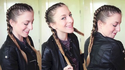 Braided Combo Pigtail Hairstyle | Braidsandstyles12