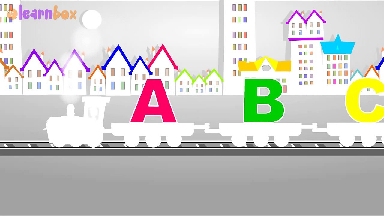 alphabet train song - animated nursery rhymes phonics songs for toddlers & preschool