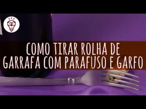 Fika Dika - Como tirar rolha de garrafa com parafuso e garfo