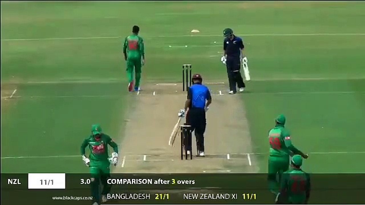 Mustafizur Rahman bowling after 6 month later against New Zealand XI vs Bangladesh